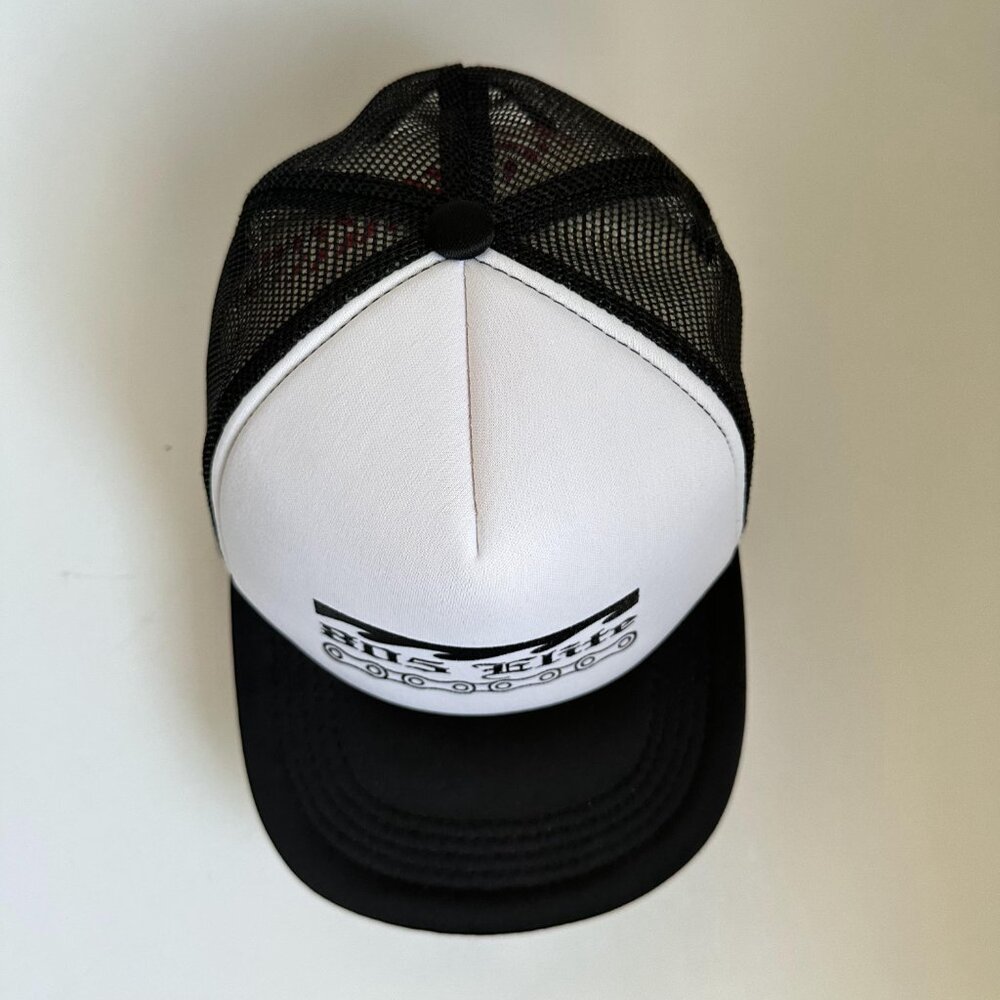 805 Elite Trucker Hat Mesh Back Adjustable Snap Back Cap Black With One Size - Picture 3 of 9